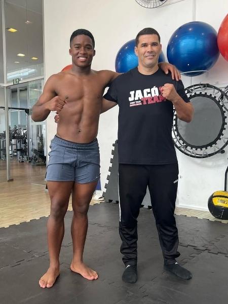 Endrick, do Palmeiras, treina boxe - Reprodução/Instagram