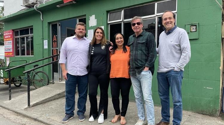 Lúcio Barbosa, Gisele Cabrera, Vaninha Rodrigues, Jorge Salgado e Carlos Roberto Osório