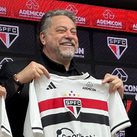 São Paulo apresenta Ademicon como novo patrocinador do clube