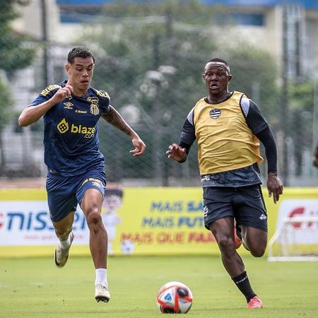 Jogo-treino entre Santos e Athletic