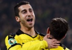 Dortmund toma susto com erro de goleiro, mas faz 7 a 1 na Copa da Alemanha - FRISO GENTSCH/AFP