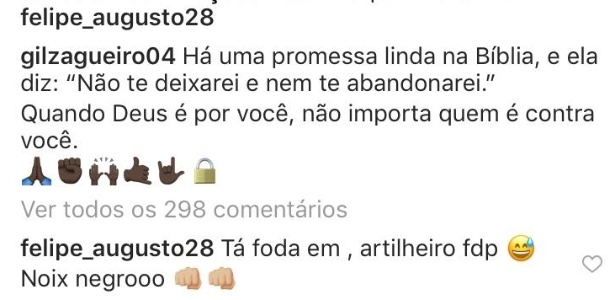 Gil e Felipe - Reprodução - Reprodução