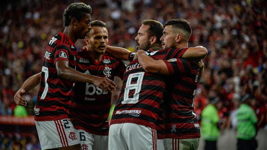 Os jogadores do Flamengo vivem a expectativa pelo título do Campeonato Carioca - Alexandre Vidal / Flamengo