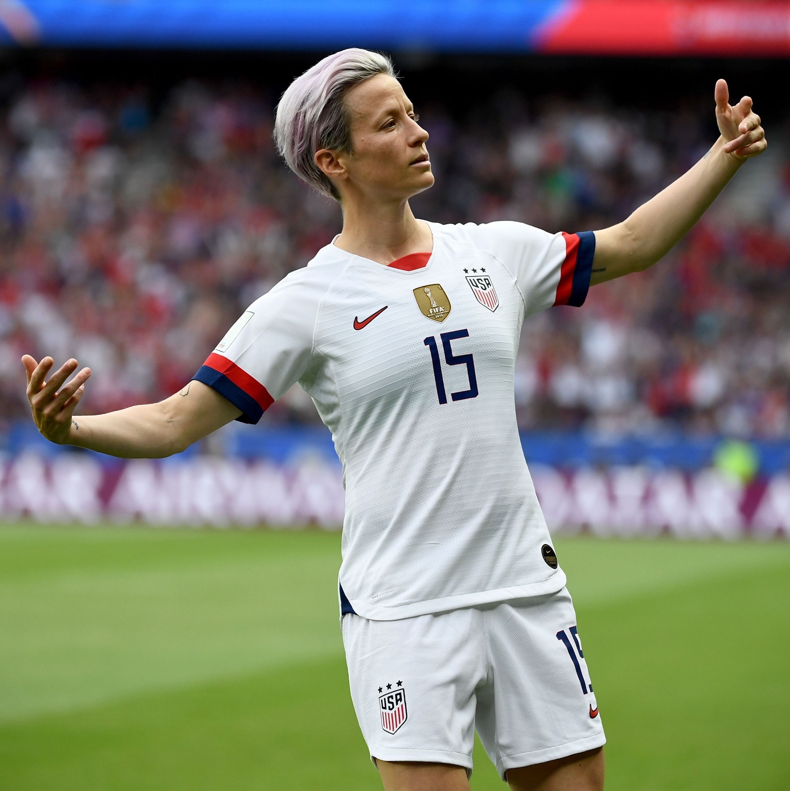 Megan Rapinoe se despede do futebol com EUA eliminados da Copa do Mundo