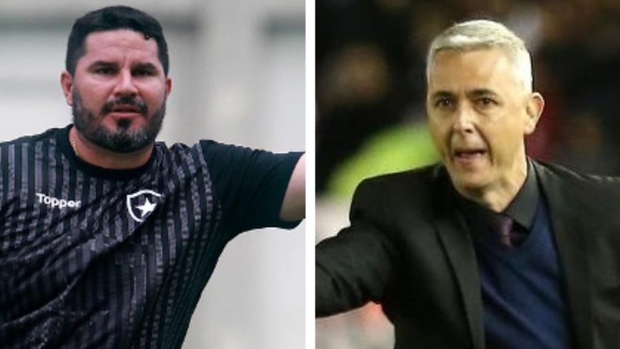 Eduardo Barroca e Tiago Nunes rivalizam desde as categorias de base com Botafogo e Athletico-PR - Site oficial do Botafogo / Agustin Marcarian - Reuters