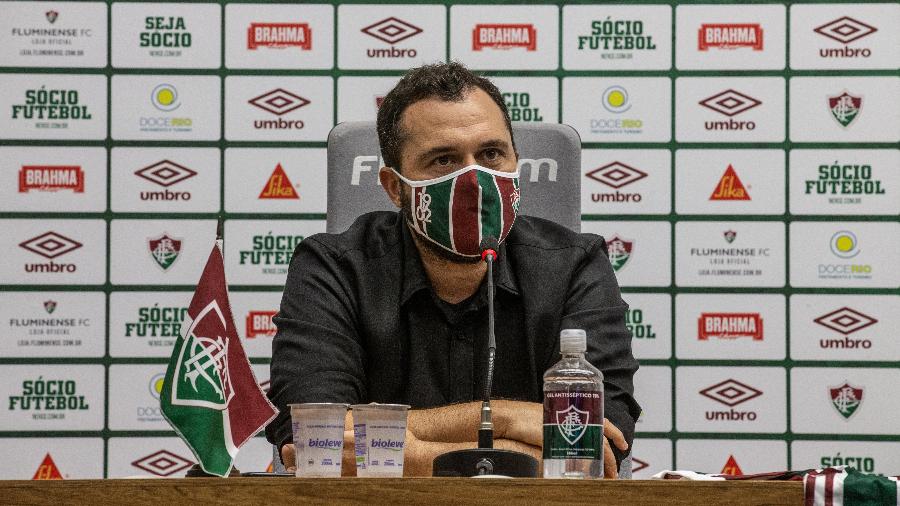 Presidente do Fluminense, Mario Bittencourt criticou o tratamento dado ao clube em relação às transmissões - Lucas Merçon/Fluminense FC