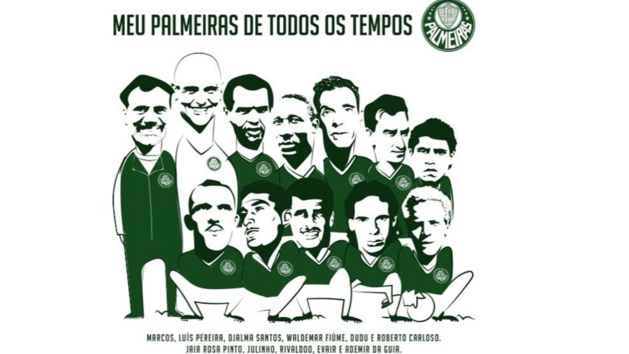Mauro Beting escala Palmeiras de "todos os tempos" - Reprodução