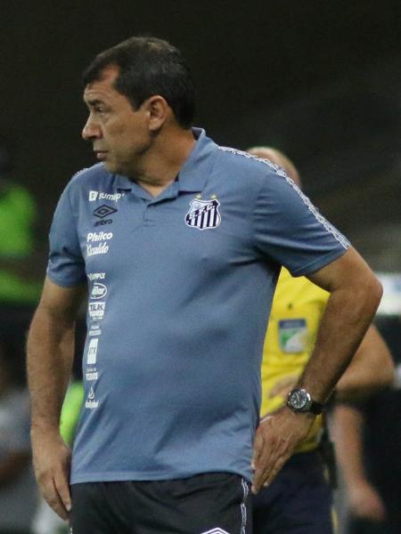Santos, de Fábio Carille, não ganha do Corinthians em Itaquera desde agosto de 2015 - Fernando Moreno/AGIF