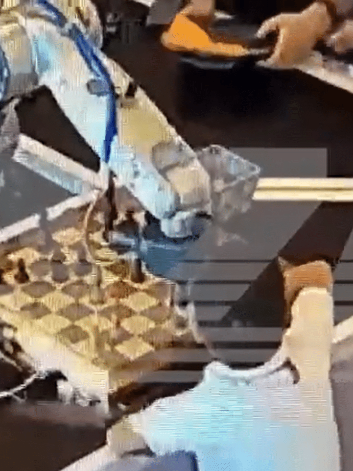O insólito caso do robô jogador de xadrez que agarrou e partiu o