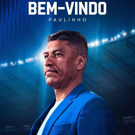 Cruzeiro anunciou Paulinho como novo membro do Departamento de Futebol