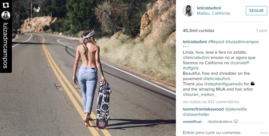 Reprodução Instagram @LeticiaBufoni - Reprodução Instagram @LeticiaBufoni