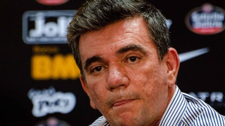 Presidente do Corinthians provoca ao ser questionado sobre a possibilidade do Timão alcançar o rival no Brasileiro - GERO RODRIGUES/O FOTOGRÁFICO/ESTADÃO CONTEÚDO