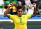 Fifa revive gols de Cristiane na vitória do Brasil sobre a Jamaica em 2019 - REUTERS/Denis Balibouse
