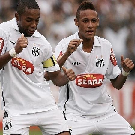 Robinho era ídolo de Neymar e de muitos outros moleques e garotas dos anos 00: agora não dá mais - Divulgação/Santos FC