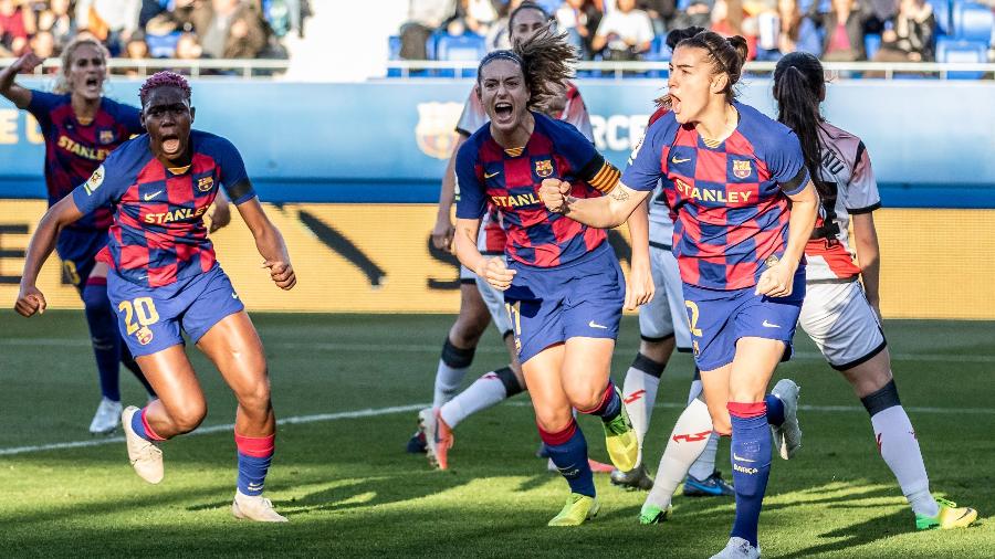 A liga feminina espanhola teve sua temporada encerrada este ano, com o Barcelona sagrando-se campeão - Javier B. / AFP7 / Europa Press Sports via Getty Images
