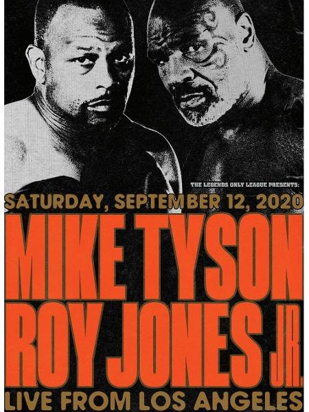 Cartaz da luta entre Mike Tyson e Roy Jones Jr. - Reprodução/Instagram