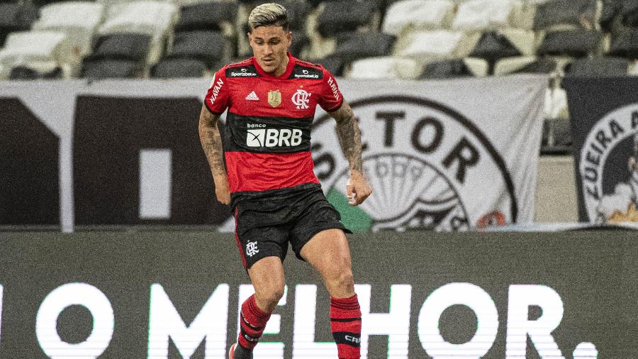Pedro saiu do banco apenas aos 37 minutos do segundo tempo no empate do Flamengo com o Ceará - Alexandre Vidal / Flamengo