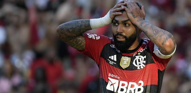 Vídeo: após derrota do Fla, Gabigol manda beijo para Dorival