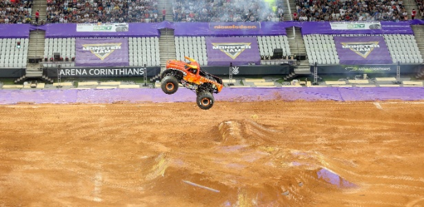 Monster Jam foi realizado na casa corintiana pela primeira vez no fim do ano passado - Rodrigo Coca/Corinthians/Divulgação