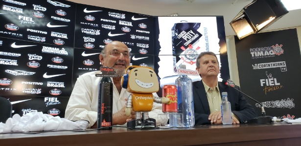 Luís Paulo Rosenberg, diretor de marketing do Corinthians, em entrevista no CT  - Corinthians/Divulgação