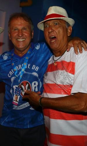 Zico e Galvão no Carnaval de 2016
