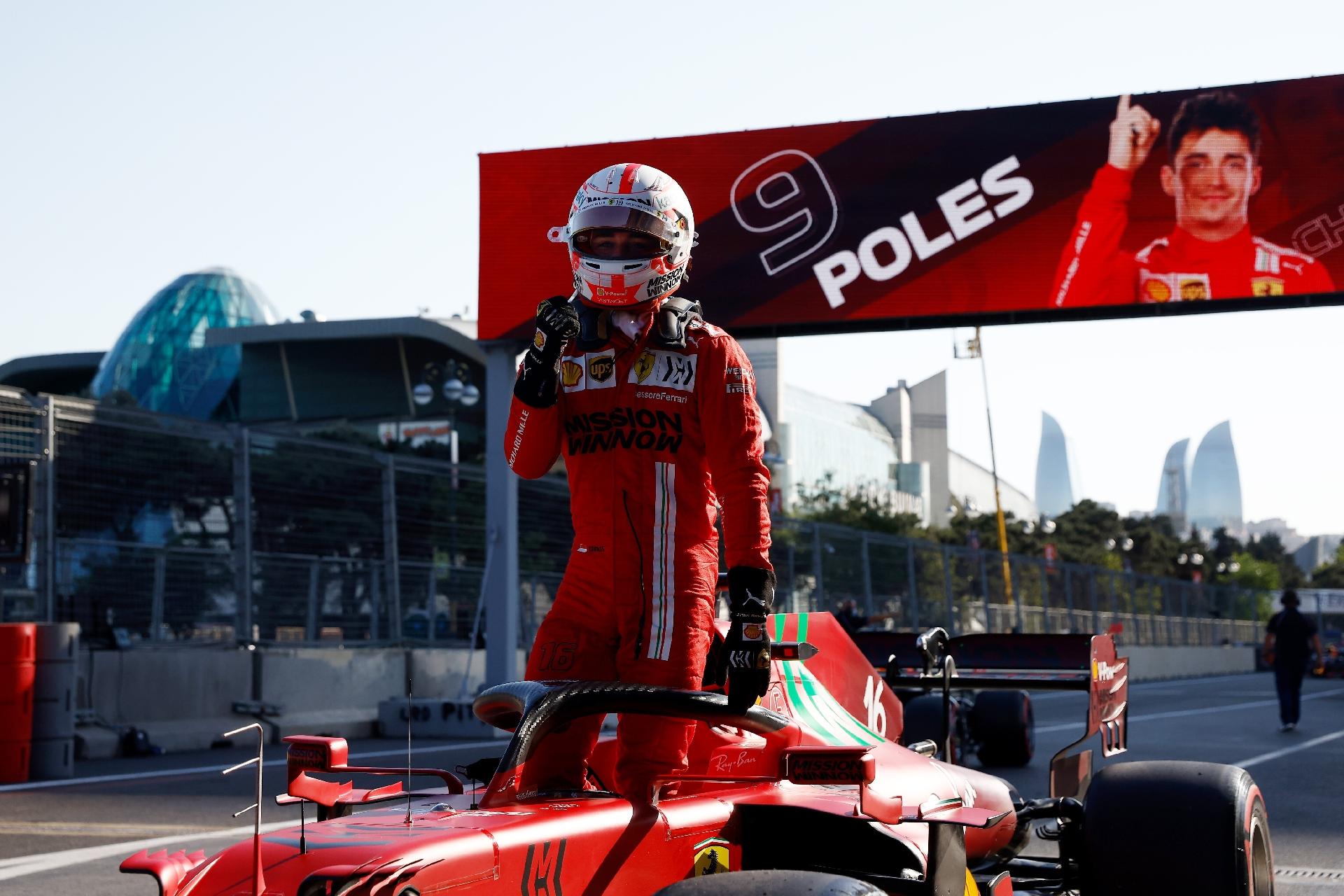 Gp Do Azerbaijao Charles Leclerc Conquista Segunda Pole Consecutiva