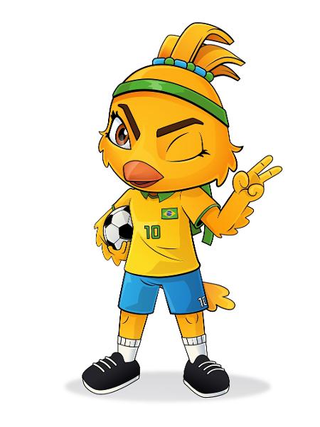 Canarinha Guerreira, mascote não oficial da seleção brasileira feminina