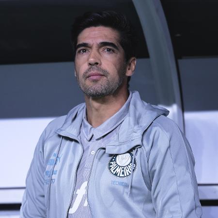 Abel Ferreira, técnico do Palmeiras, durante jogo contra o Flamengo, pela Copa do Brasil