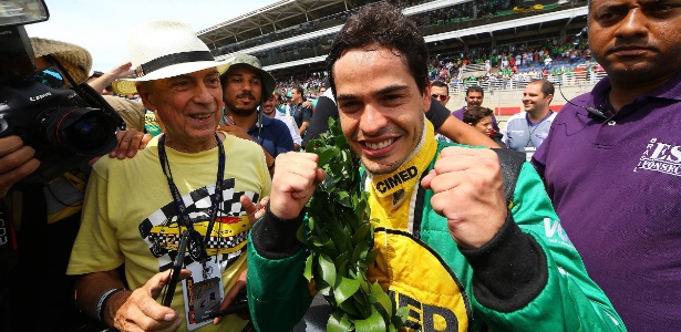 Marcos Gomes comemora título da Stock Car em 2015 - Marcos Gomes /Divulgação