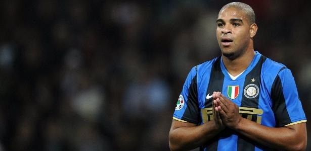 Em 177 partidas com a Internazionale, Adriano marcou 74 gols e deu 21 assistências - AFP