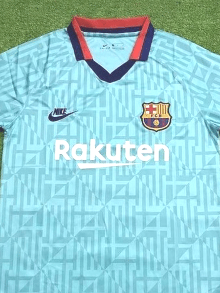 Suposto terceiro uniforme do Barcelona vaza na web - Reprodução/Twitter