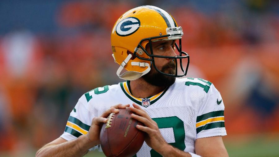 Aaron Rodgers, quarterback do Green Bay Packers - Justin Edmonds/Getty Images/AFP