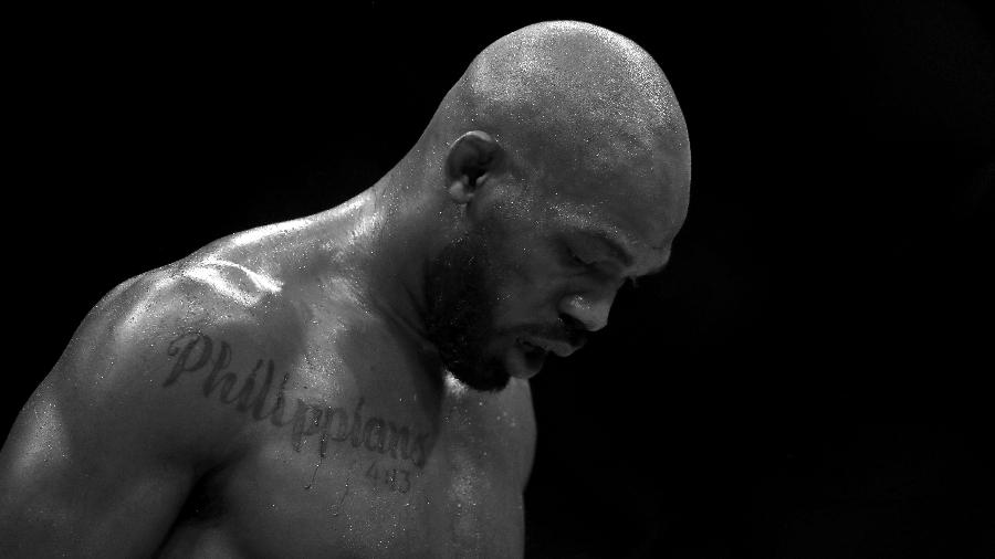 Jon Jones, durante o UFC 247 - RONALD MARTINEZ/AFP