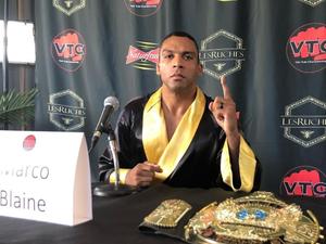Edson Barboza, durante gravação do filme "Born a Champion" - Reprodução/Instagram - Reprodução/Instagram