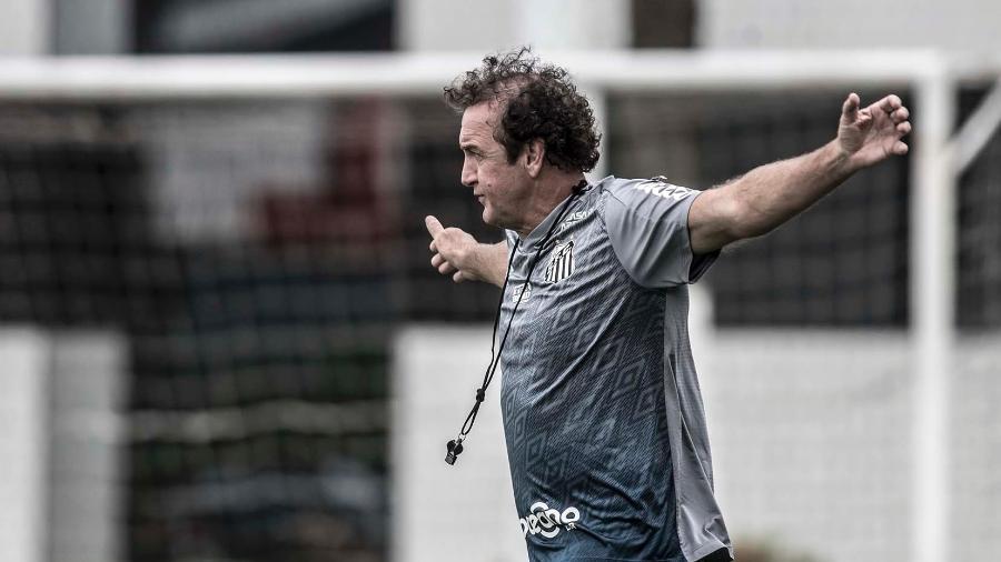 Cuca comanda treino do Santos no CT Rei Pelé - Ivan Storti/Santos FC