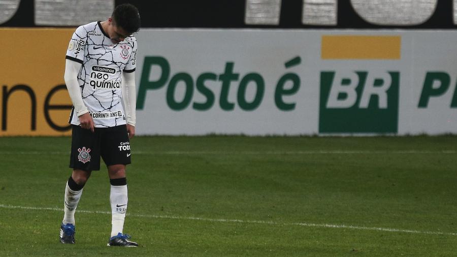 Roni, do Corinthians lamenta chance perdida durante partida contra o RB Bragantino  - Ettore Chiereguini/Ettore Chiereguini/AGIF
