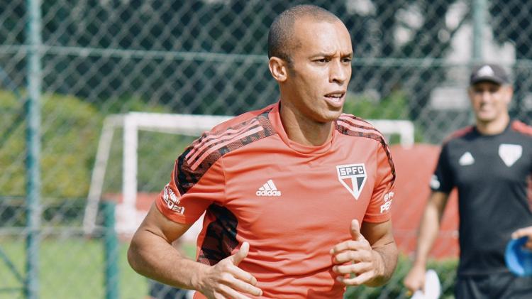 Miranda treina no São Paulo  - Erico Leonan/São Paulo FC - Erico Leonan/São Paulo FC