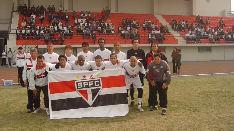 Atletas do São Paulo Liaoning, durante pré-temporada na China - Arquivo pessoal - Arquivo pessoal