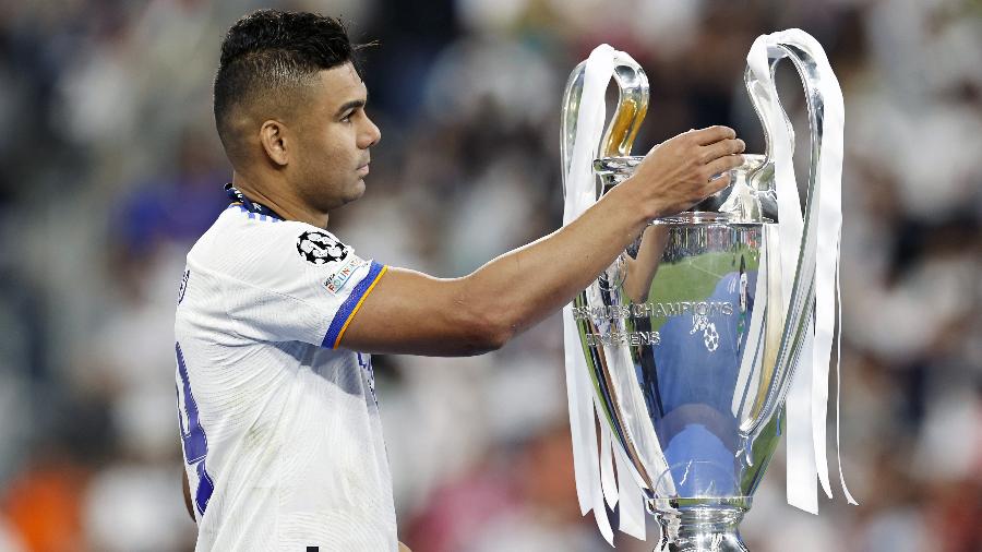 Casemiro comemora título na Liga dos Campeões pelo Real Madrid - ANP via Getty Images