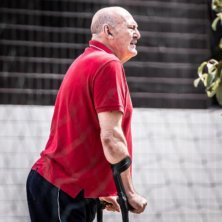 Presidente Andres Rueda, do Santos, no CT Rei Pelé - Raul Baretta (SANTOS FC)