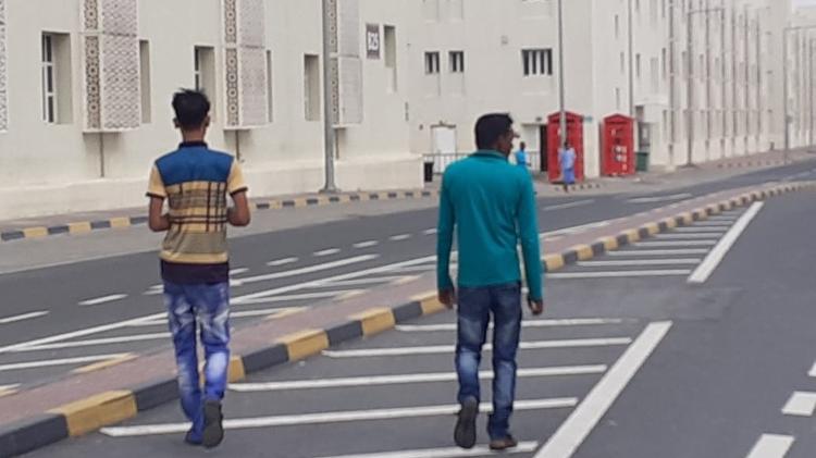 Vista do Labour City, enorme condomínio de trabalhadores - Leo Burlá/UOL