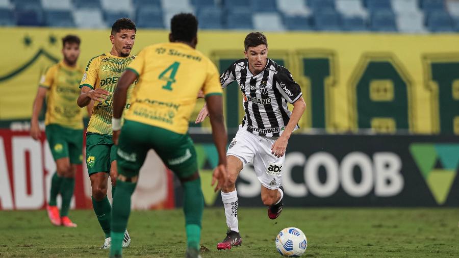 Nacho Fernández fez o gol da vitória do Galo em cima do Dourado no primeiro turno - Pedro Souza/Atlético-MG