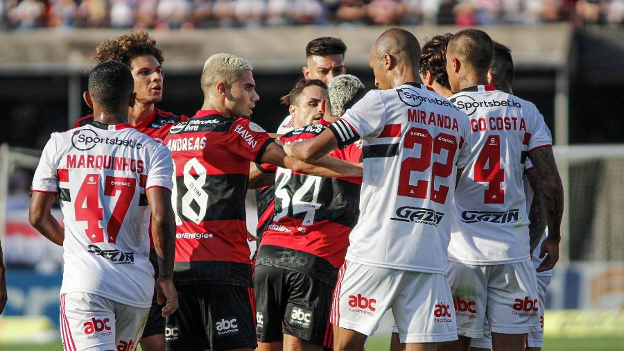 Flamengo e São Paulo se enfrentam no Maracanã pela segunda rodada do Campeonato Brasileiro - Guilherme Drovas/AGIF