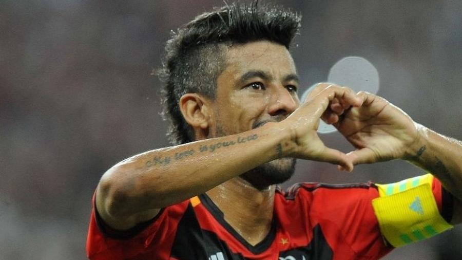 Léo Moura na época em que atuava pelo Flamengo - Reprodução/Instagram