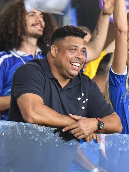 Ronaldo, dono do Cruzeiro, assistiu de dentro do Mineirão ao jogo do acesso do clube à Série A - GUSTAVO DE MELO RABELO/PERA PHOTO PRESS/ESTADÃO CONTEÚDO