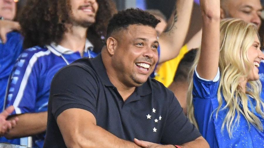 Ronaldo, dono do Cruzeiro, assistiu de dentro do Mineirão ao jogo do acesso do clube à Série A - GUSTAVO DE MELO RABELO/PERA PHOTO PRESS/ESTADÃO CONTEÚDO