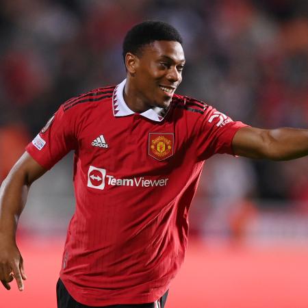 Martial, atacante em ação pelo Manchester United