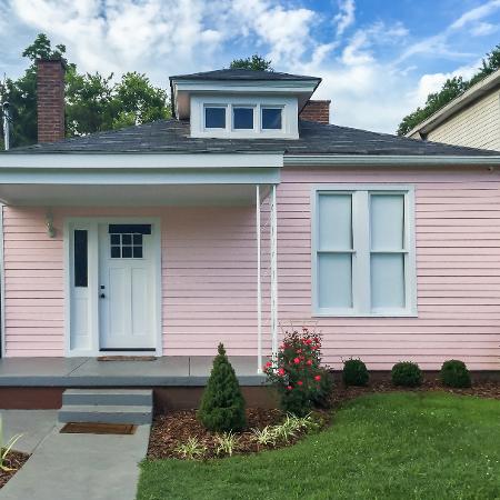 A casa onde Muhammad Ali cresceu, em Louisville, no Kentucky, Estados Unidos