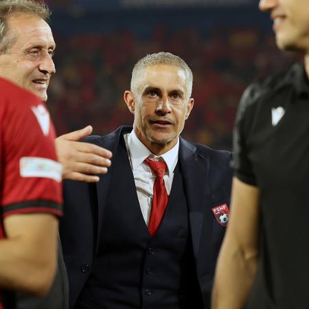 Sylvinho, após derrota da Albânia para a Espanha na Eurocopa