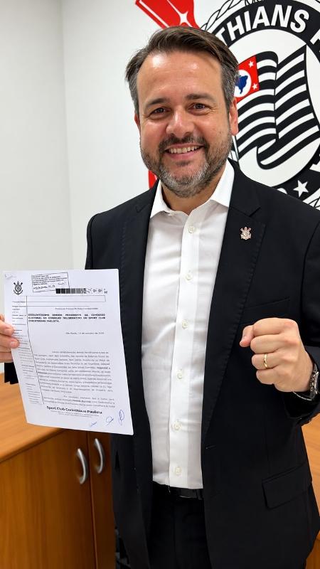 André Castro vai para sua segunda eleição consecutiva à presidência do Corinthians, mas primeira direta